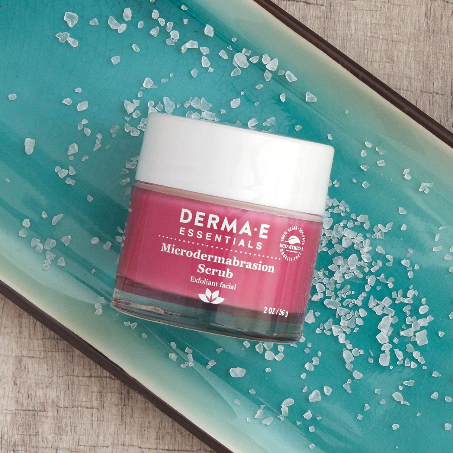 DERMA E Microdermabrasion Scrub with Dead Sea Salt & Citrus Essential Oils – Facial Exfoliating Scrub Smooths, Revitalizes and Renews – Ideal for Scars and Wrinkles, 2oz - Image 5